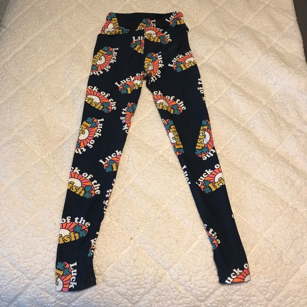 LuLaRoe NWT Luck of the Irish Tween Leggings